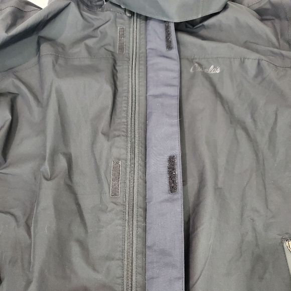 Cabela's Men's Gore-Tex Light Fishing Rain Boating Jacket Coat Black Size LT EUC - Picture 6 of 14